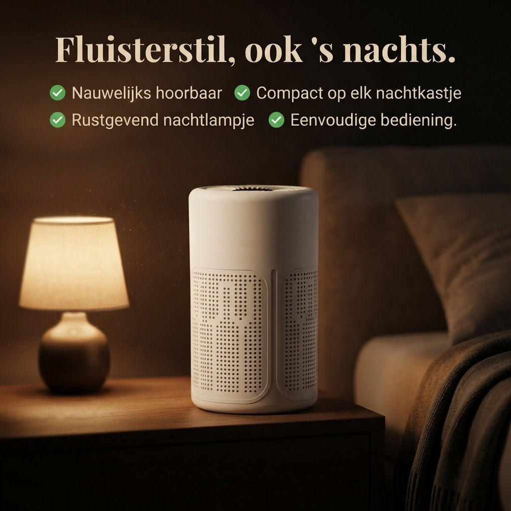 Hovano AirPure - Compacte luchtreiniger met aromafunctie