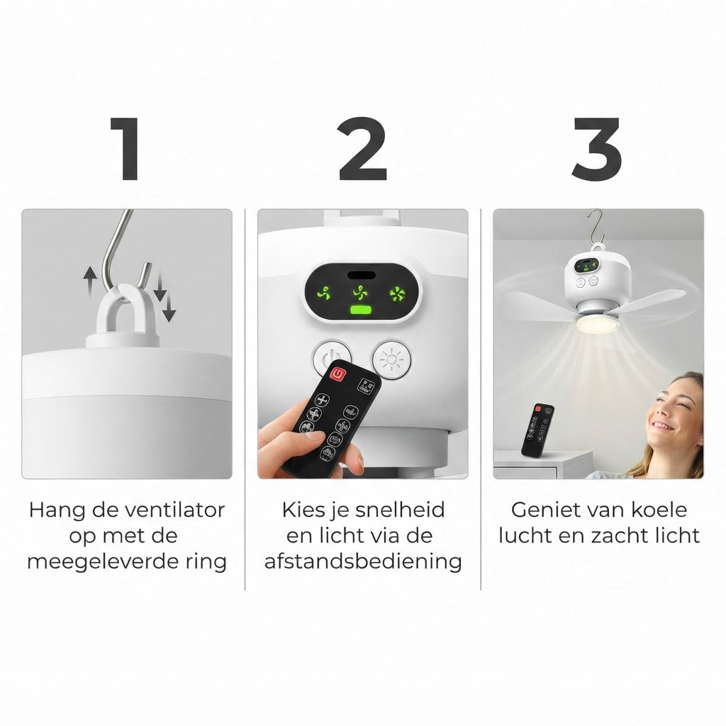 Hovano Ventilatorlamp